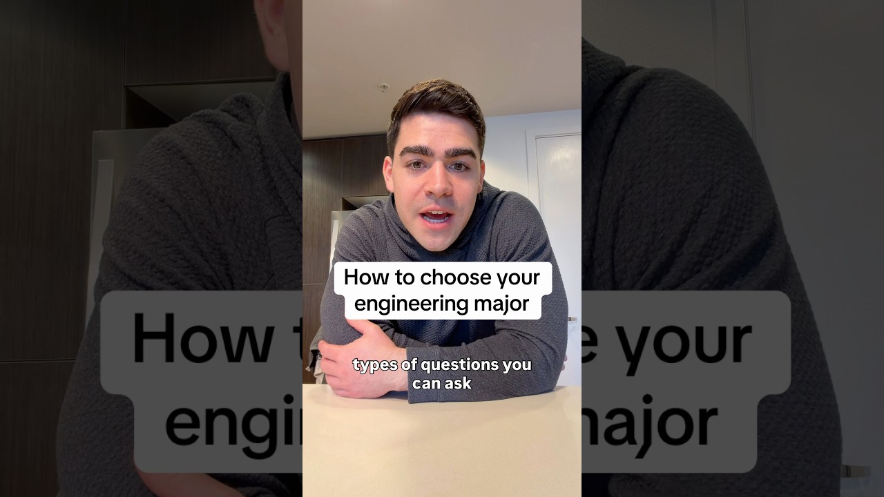 How to choose your engineering major