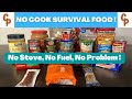 Emergency survival food for your prepper pantry no cooking 