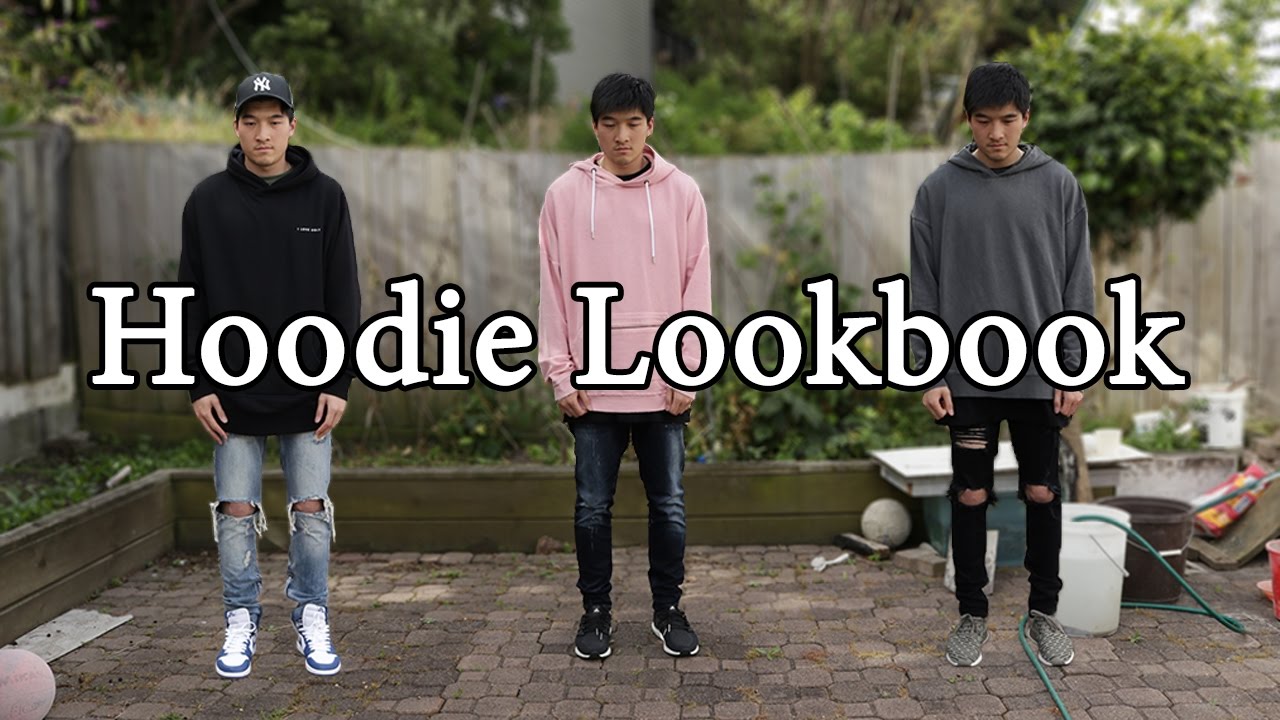 Men's Fashion Hoodie Lookbook | How to style different hoodies - YouTube