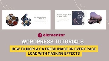 Random Image Addon For Elementor | 35 masking effects