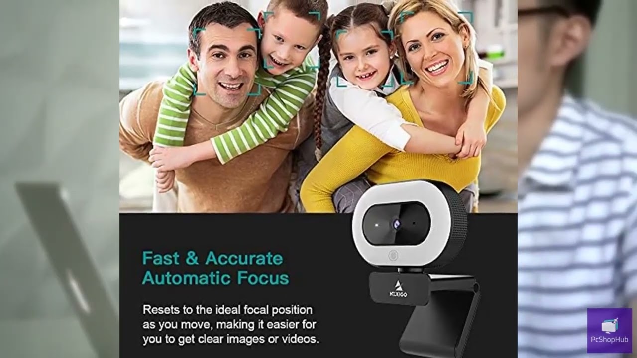 Review - NexiGo StreamCam N930E with Software, 1080P Webcam with Ring Light and Privacy C