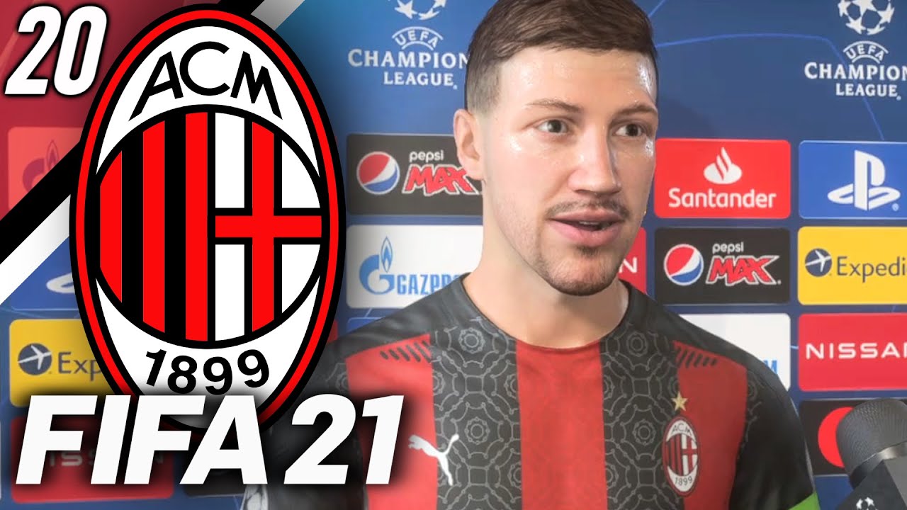 CHAMPIONS LEAGUE!! MANCHESTER CITY!! FIFA 21 AC MILAN CAREER MODE #20