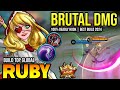 RUBY BEST BUILD 2024 | BUILD TOP GLOBAL RUBY GAMEPLAY | MOBILE LEGENDS✓