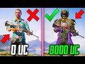 ПРОКАЧАЛ АККАУНТ НА 8000 UC В PUBG MOBILE! ПРОКАЧКА АККАУНТА В ПУБГ МОБАЙЛ! ПОГОНЯ ЗА НОВЫМ МИФИКОМ!