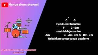 KANGEN BAND-TERBANG BERSAMAKU || HANYA DRUM (DRUM ONLY   LIRIK&CHORD)