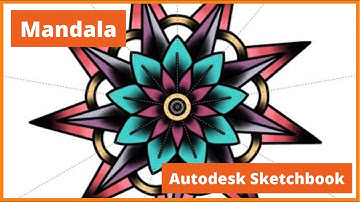 Watch Me Draw: MANDALA Timelapse using Autodesk Sketchbook