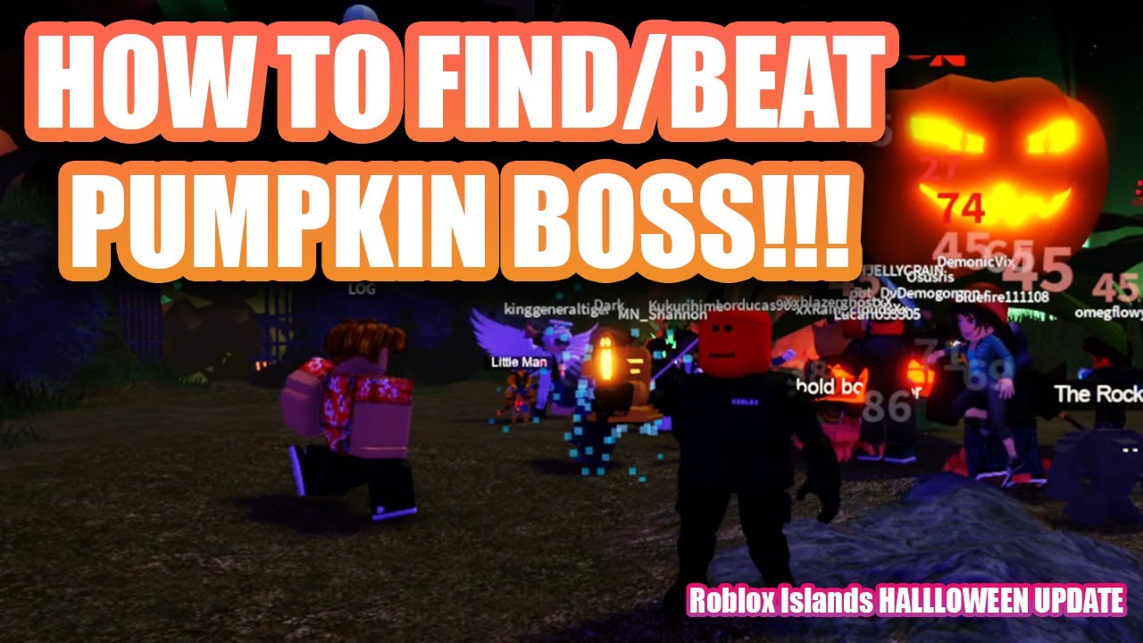 How to Find and Beat the NEW PUMPKING KING in Roblox Islands Halloween Update