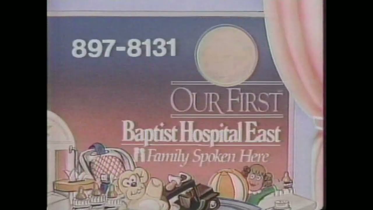 1990 Baptist Hospital East Hospital Louisville KY Our First Baby Delivery Commercial
