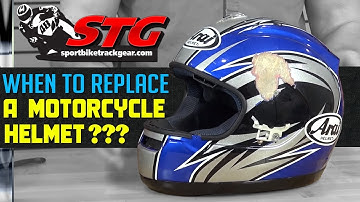 When Do You Need To Replace Your Motorcycle Helmet? | Sportbike Track Gear