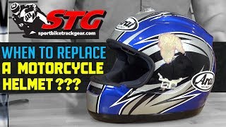 When Do You Need To Replace Your Motorcycle Helmet? | Sportbike Track Gear