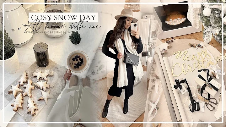 A SNOWY COSY DAY AT HOME | Wrapping Presents, Home...