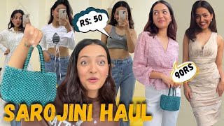 Cheapest Sarojini Nagar haul,starting from Rs:50❤️😍🥹||Yashasvi Rajpoot||