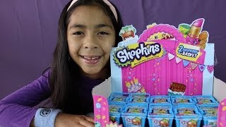 SHOPKINS Blind Baskets- Unboxing Whole Box of Shopkins Pt2|B2cutecupcakes