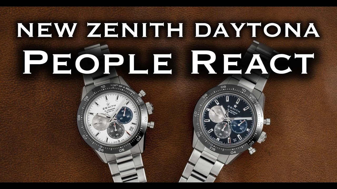 People React To The New Zenith El Primero Chronomaster Ceramic aka