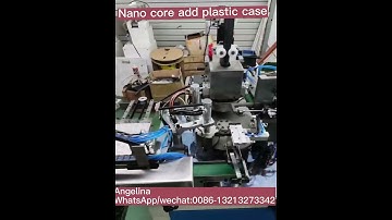 Toroidal nanocrystalline core add plastic case machine