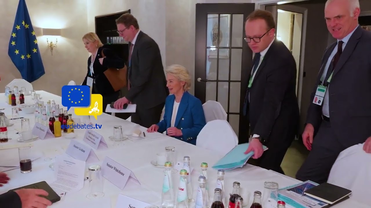 EU–US Power Talks 🇪🇺🇺🇸 | Von der Leyen Meets Lindsey Graham & U.S. Senators at 