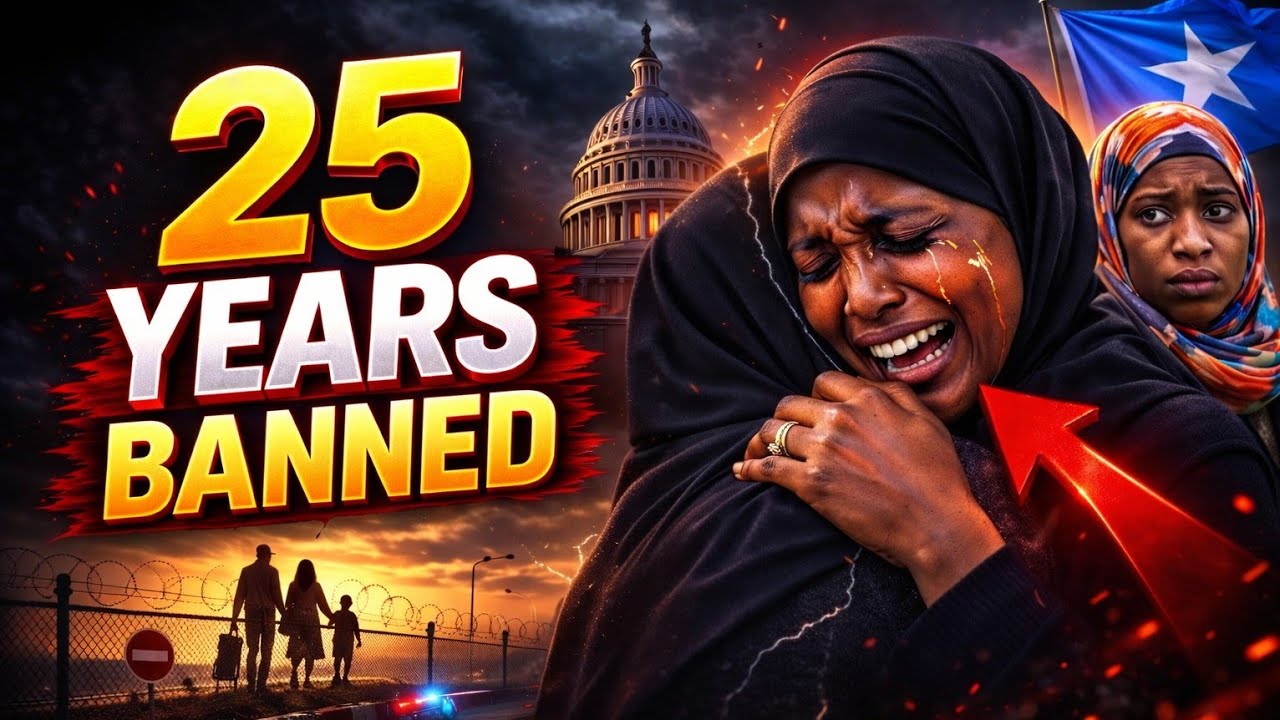 25 ЛЕТ?! Законодатели продвигают шокирующий план по запрету сомалийской иммиграции.