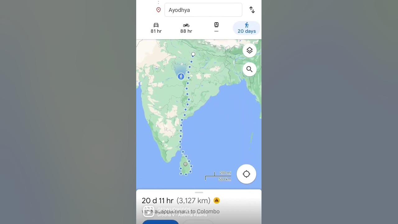 Sri Lanka to Ayodhya Distance ayodhya srilanka YouTube