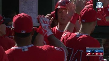 TEX@LAA: Cron drives in Hinshaw with RBI single