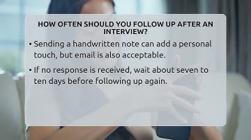 How Often Should You Follow Up After An Interview? - Internship Hero