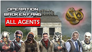 ALL NEW Operation Broken Fang Agents in Game Showcase [CS:GO]