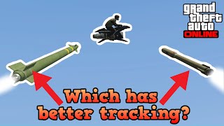 GTA Online  Which missile has the best tracking?