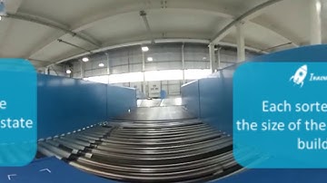 Hermes Parcel Sortation at Warrington Hub in 360