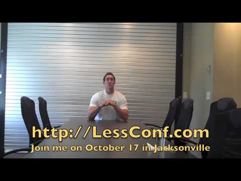 LessConf a Conference in Jacksonville, Florida Oct 17