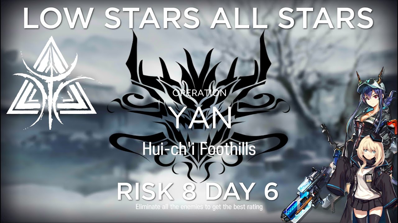 Arknights CC#10 Day 6 Hui Chi Foothills Risk 8 with Challenge Low ...