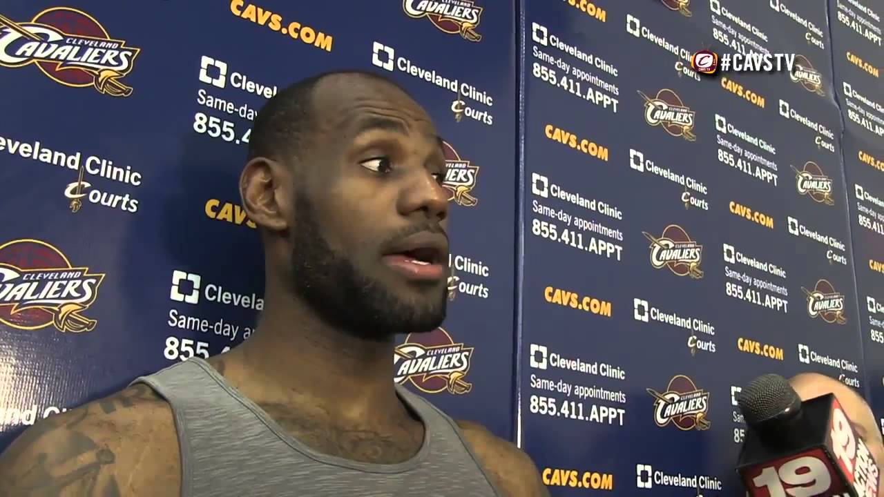 LeBron James Interview at Training Camp Cleveland