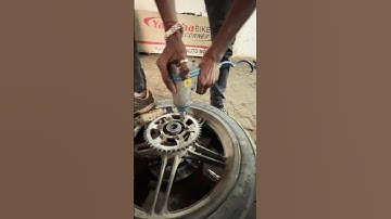 Chain sprocket change #r15 #shorts