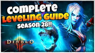 Diablo 3 Season 28 COMPLETE LEVELING GUIDE 1-70 Fastest!