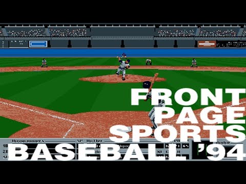 Front Page Sports: Baseball '94 (DOS, 1994) Retro Review from Interactive Entertainment Magazine