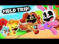 I took the smiling critters on a field trip