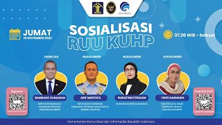 Webinar "Sosialisasi RUU KUHP"