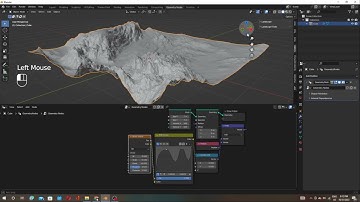 Blender Tutorial for beginners - Geometry Nodes- Procedural Landscape