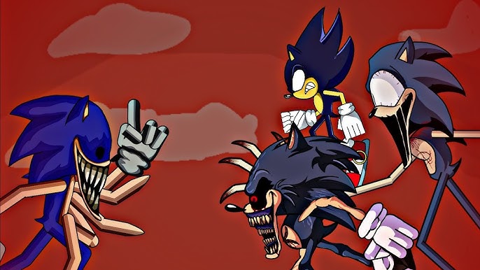 FNF Sonic.exe Vs Sonic.EYX Dc 2 Long animation 