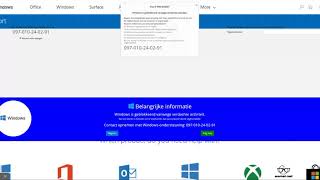 'Belangrijke beveiligingsmelding' ('SECURITY WARNING') - Dutch 097 Wangiri scam