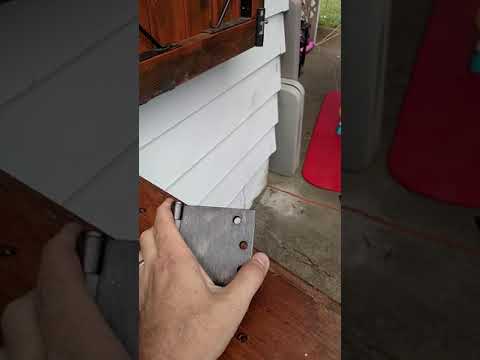 Diy Dutch Door Fix W Wide Throw Hinge Homax Easy Gate