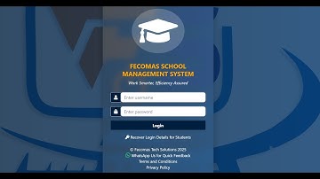 Student Registration & Enrollment - Fecomas School Management System