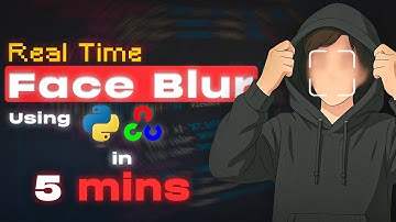 Build a Real-Time Face Blur AI in Python in 5mins | OpenCV Privacy Filter (Must-Try Project!)