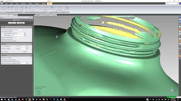 3D Scan in Geomagic Wrap with portable CMM settigns