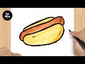 #336 How to Draw a Hotdog - Easy Drawing Tutorial