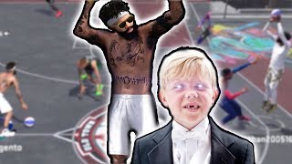 BEST 8 YEAR OLD NBA PARK PLAYER!! Ankle Breakers + Contested 3s! NBA 2k18 Playground