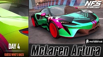 Need For Speed No Limits - McLaren Artura | Gate Crasher  (Day 4 - Guess Who