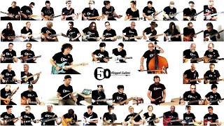 50 PLUGGED GUITARS play STAR WARS