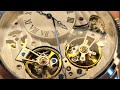 Ailang double tourbillon balance wheel open heart Chinese watch from Aliexpress review preview