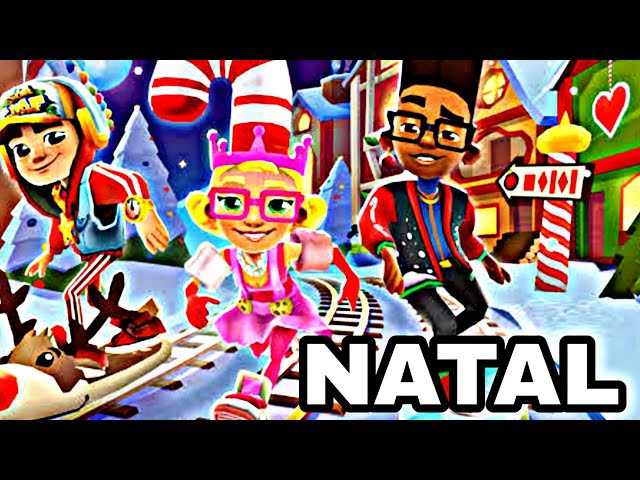 COMO JOGAR NO MAPA DE NATAL NO SUBWAY SURFERS 