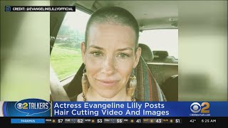 Evangeline Lilly Shaves Head