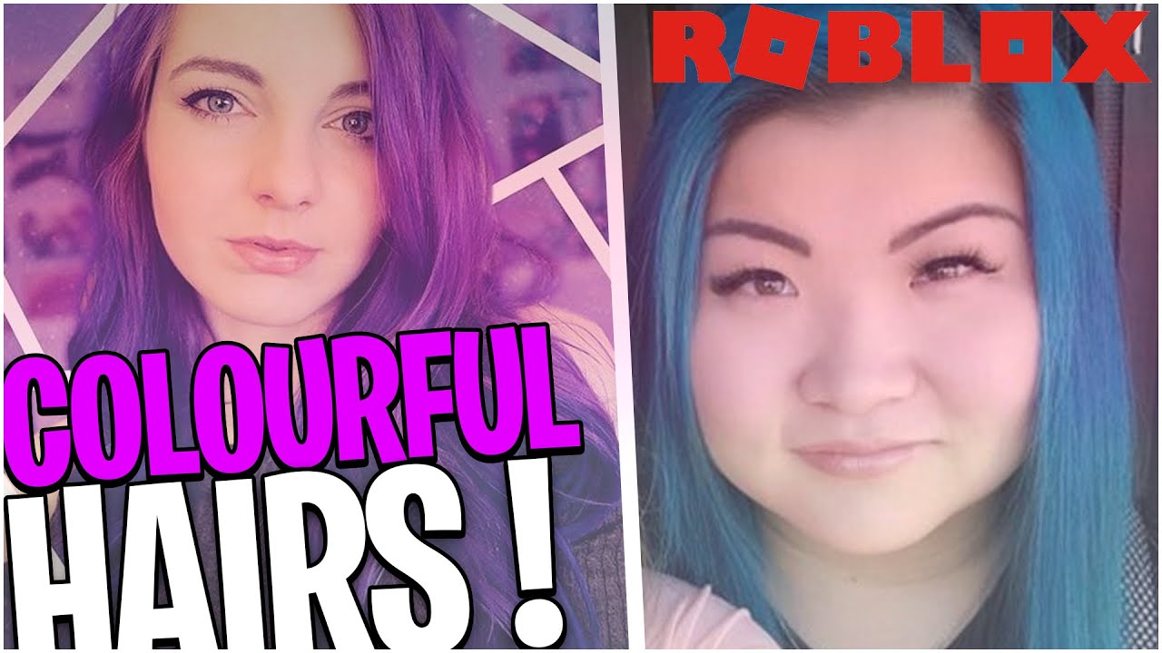 Roblox Youtubers Rainbow Hair